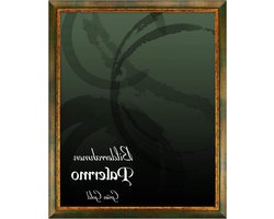 BIRAPA Palermo Fotolijst, 40 x 70 cm, Groen Goud, Antieke Vintage Stijl
