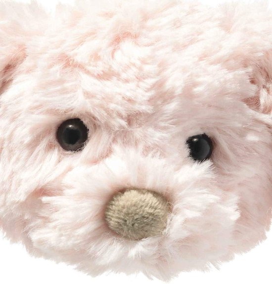 Pluche Haas Hanger - Knuffel Dierenhanger - Tas Accessoire - Handgemaakt Uniek - 7 cm - Roze — afbeelding 2