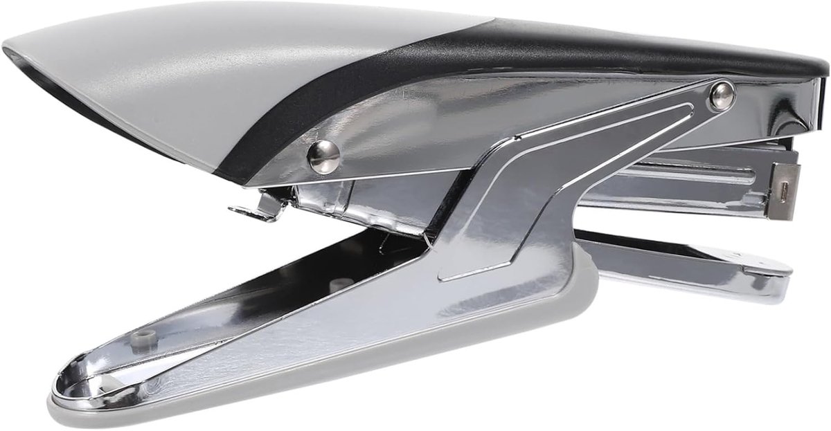 Metalen Nietmachine - Niettang Handgreep - Kantoor School Magazijn - No-Jam Technologie - 17.2 x 6.4 cm - Zoals getoond