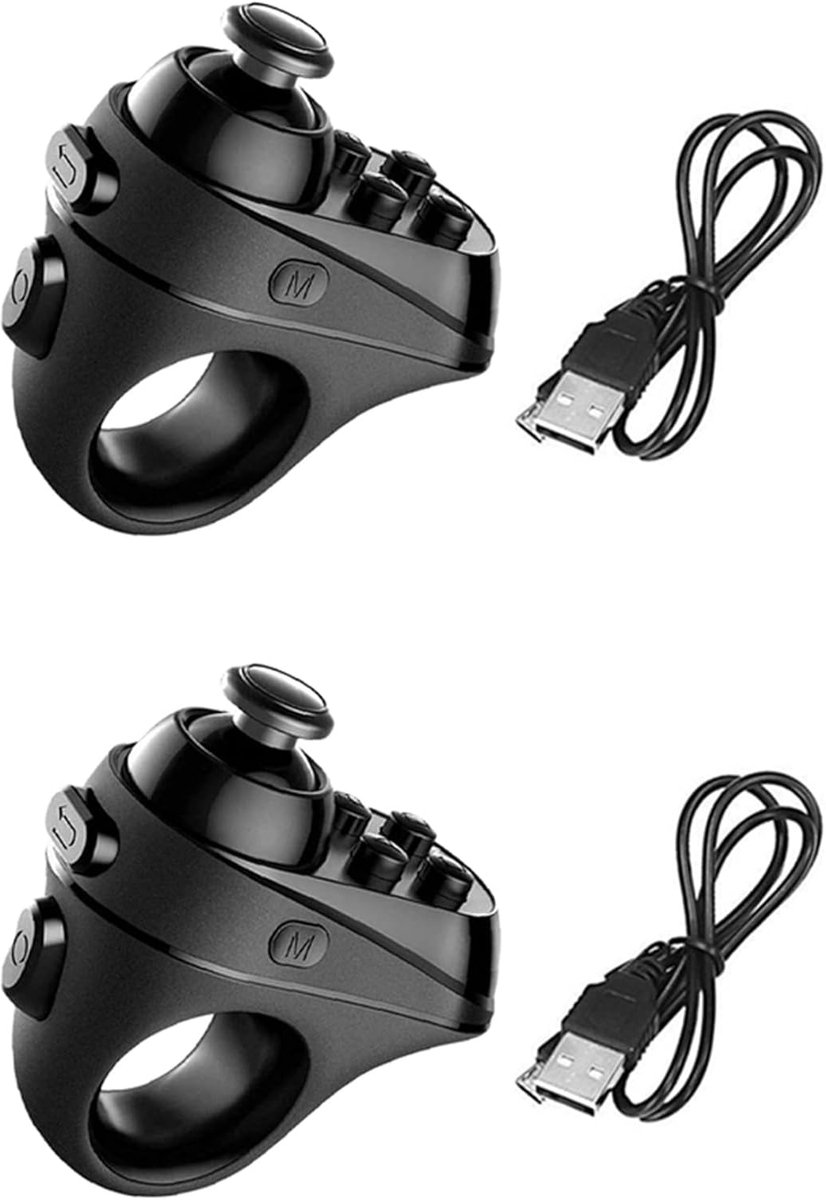 Draadloze Controllers - Gamepads VR - Virtual Reality - Dubbele Bediening - 71mm - Zwart