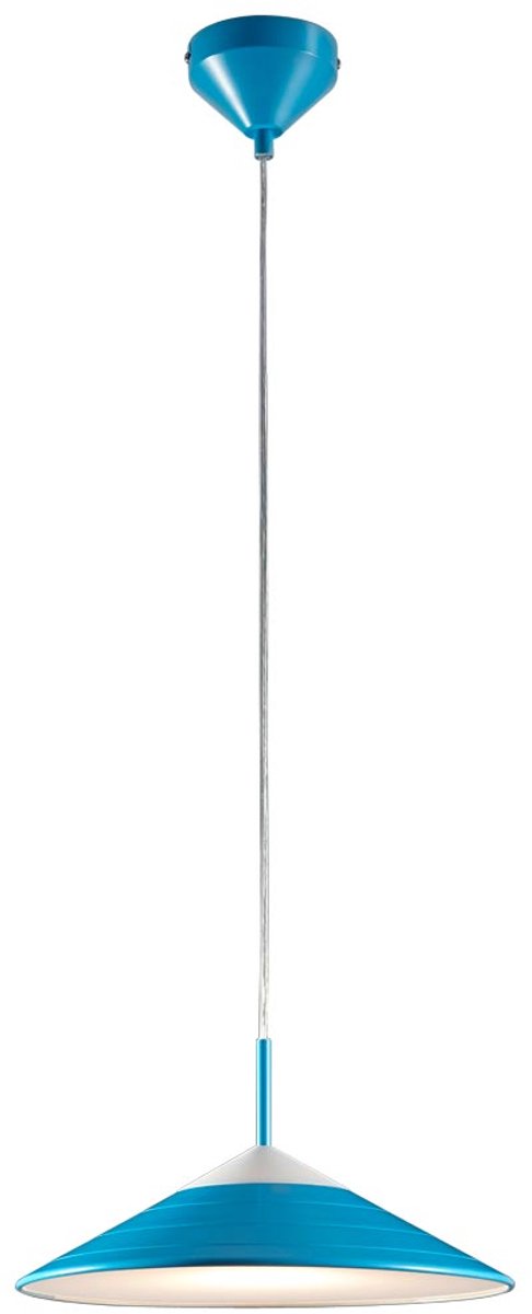 Hanglamp Hanglamp Eetkamerlamp Woonkamerlamp Eetkamer, retro blauw, LED 12W 960Lm warm wit, DxH 32x150cm