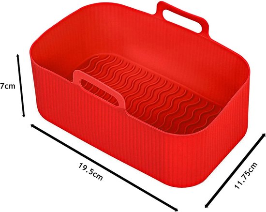 EveFix Airfryer Silikon Pişirme Kabı Hava Fritözü Kalıbı Airfryer Pişirme Kağıdı