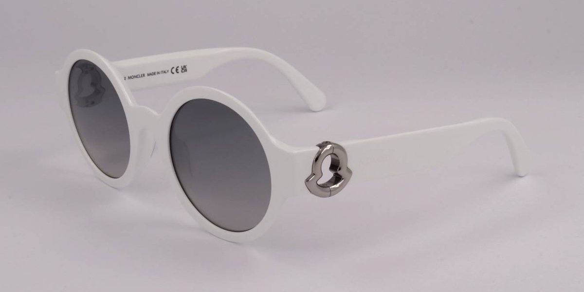 Moncler Wit Atriom Dames Zonnebril