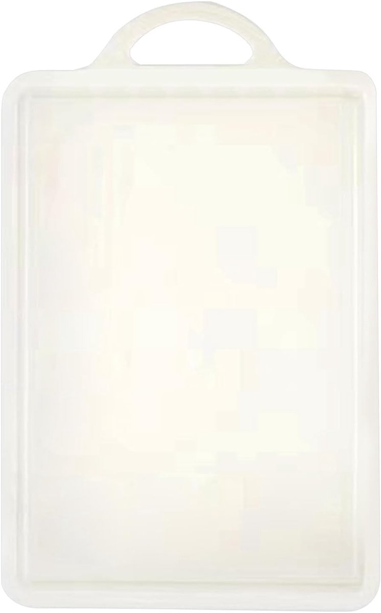 Snijplank Keuken - Snijmat Tafel - Voedsel Bereiden - Dubbelzijdig Antislip - 28 x 23 cm - Beige