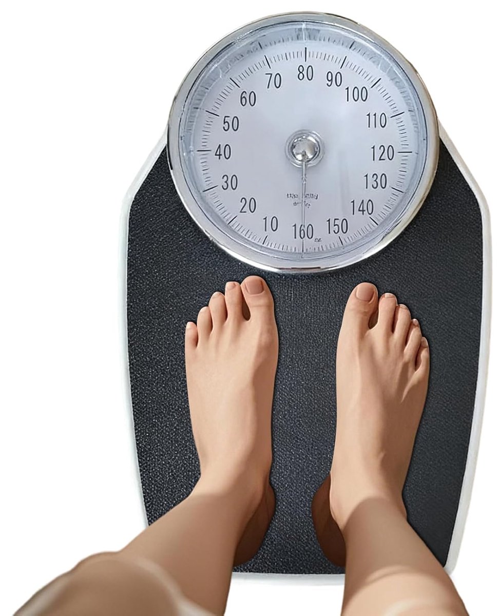 Mechanische Personenweegschaal - Digitale Gewichtsmeter - Gezondheidsmonitoring Huis - Robuust Antislip Ontwerp - Tot 160kg Capaciteit