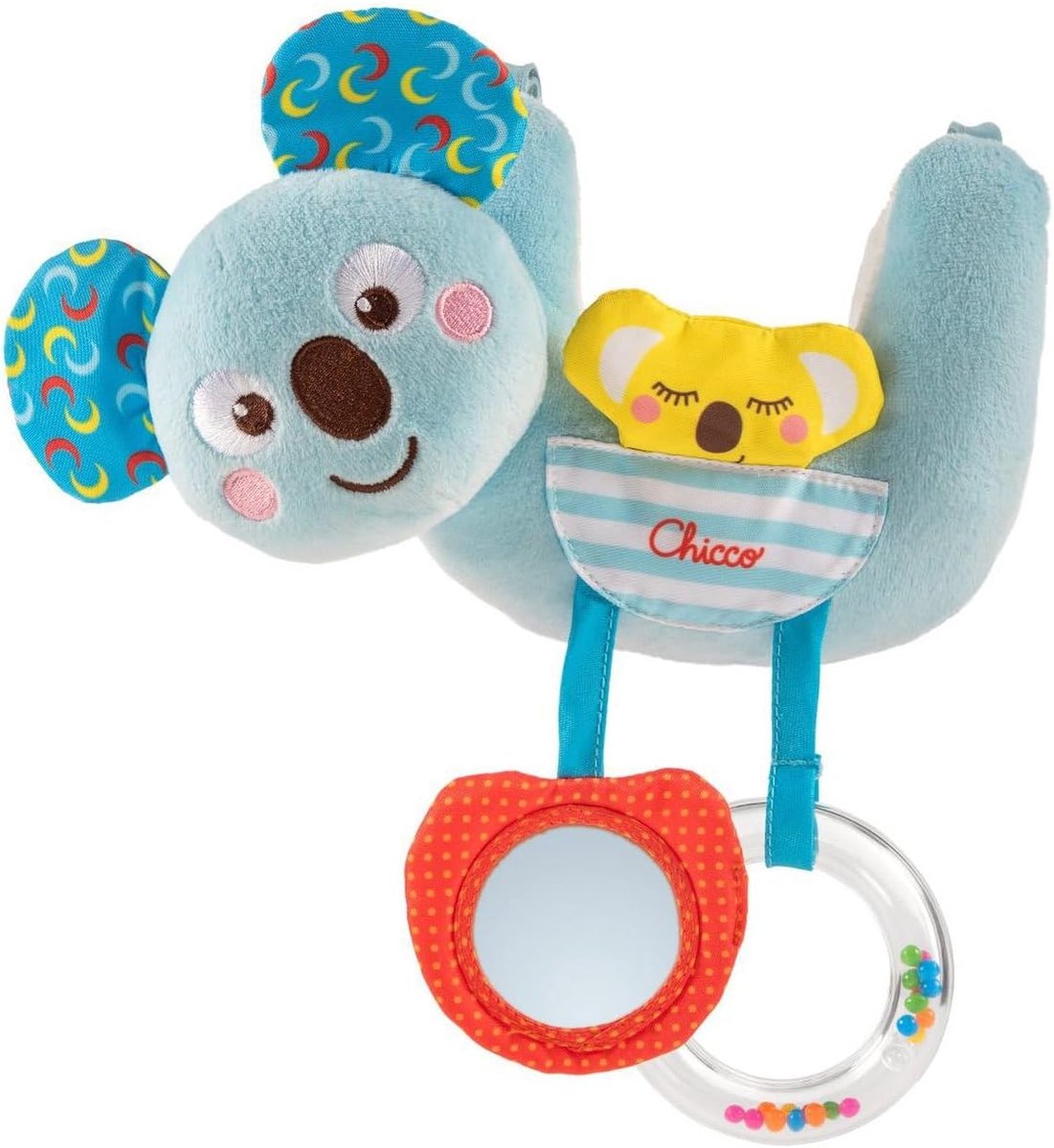 Koala Familie Speelgoed - Muziekmobiel Kinderwagen - Babykamer Decoratie - Bevordert Sensorische Ontwikkeling - 21 x 9 x 22 cm