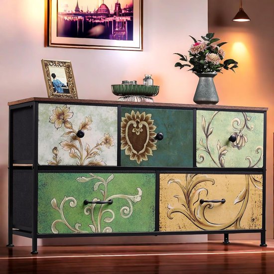 Teakhouten Ladekast / Commode 115x50x90 cm | de Loods Meubelen