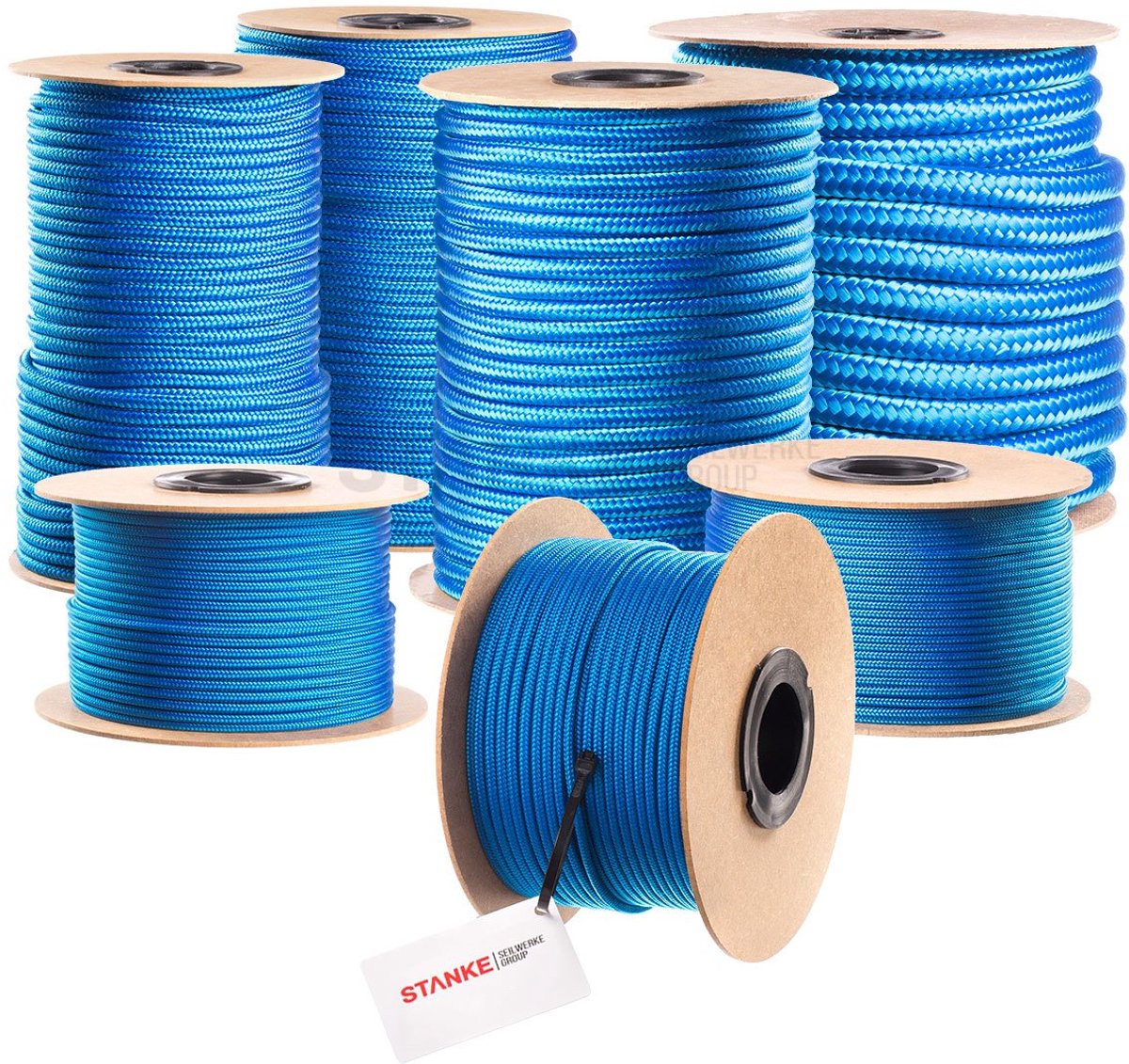 Polypropyleen Touw - Stevig Koord - Veelzijdig Gebruik - Waterbestendig Drijftouw - 10mm 25m - Blauw Geel