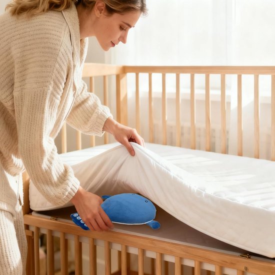 Witte Ruis Machine - Baby Slaap Geluid - Rustgevend Slapen - Verstelbare Trillingen - Compact Ontwerp - Wit — afbeelding 4