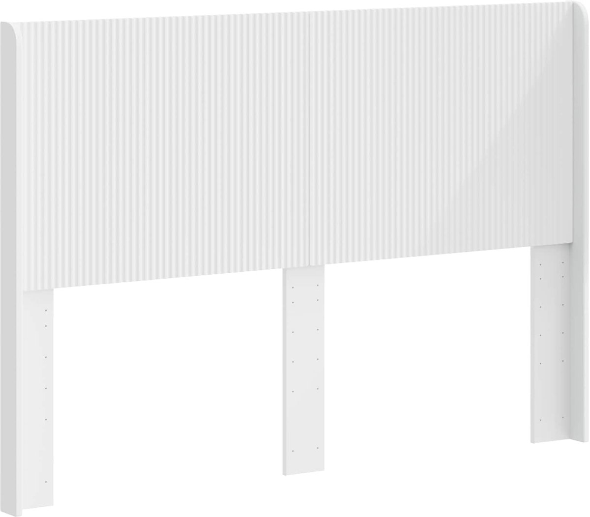 vidaXL - Hoofdbord - Wit - PB