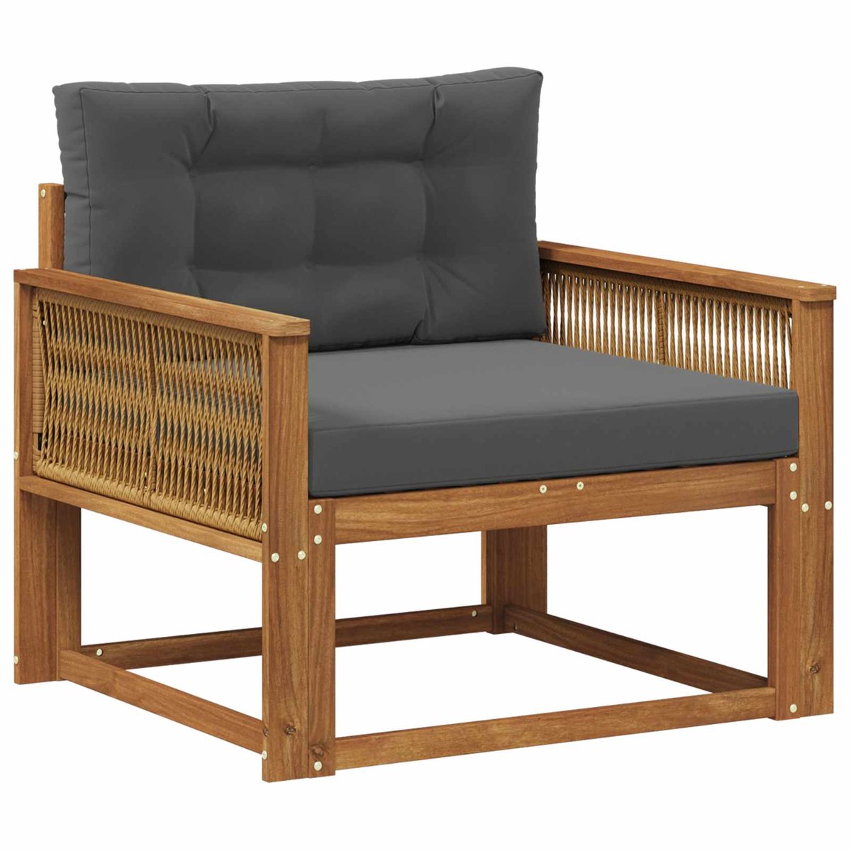 vidaXL - Buiten - Midden - Sofa - Naturel
