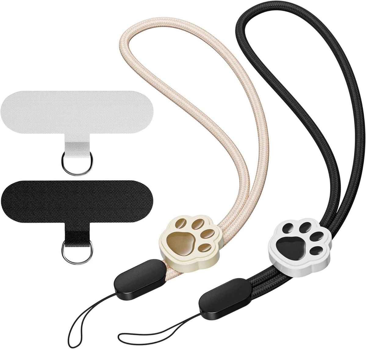 Verstelbare telefoon lanyard, polsband voor camera en smartphone, nylon polsband voor veilig gebruik