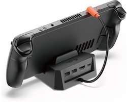 Dockingstation 4K @120Hz voor ROG Xbox Ally X/Steam Deck OLED/Legion Go S - 4-in-1 met HDMI, 2x USB 2.0 en 100W PD, ideaal voor gamers en multitasking gebruikers