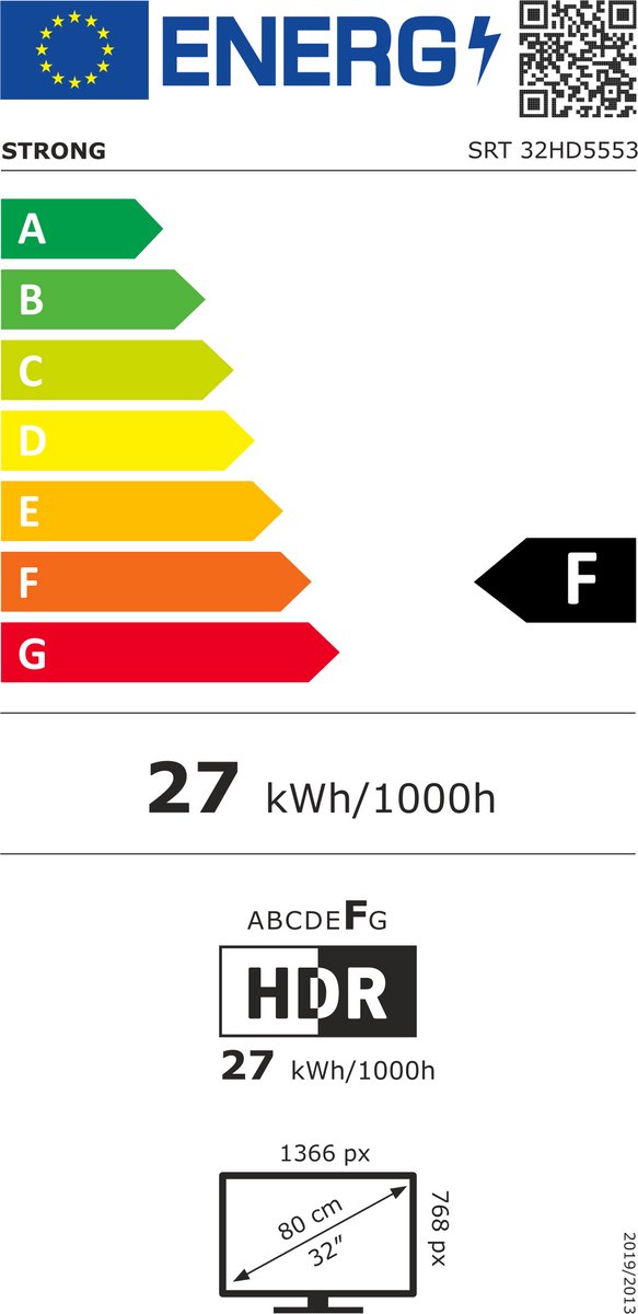STRONG - 32" HDTV (80 cm) SRT32HD5553 - Connected TV met - afbeelding 2