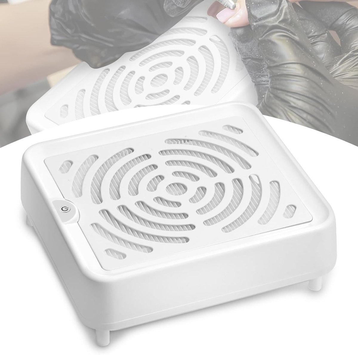 Krachtige Nagelstofzuiger met Filter voor Nagelstudio en Thuisgebruik - Compact en Stille Ontvoering van Nagelstof