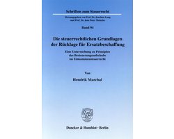 Die steuerrechtlichen Grundlagen der Rücklage für Ersatzbeschaffung