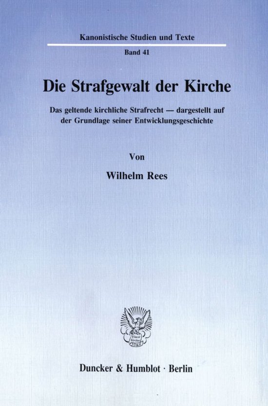 Die Strafgewalt Der Kirche - cover