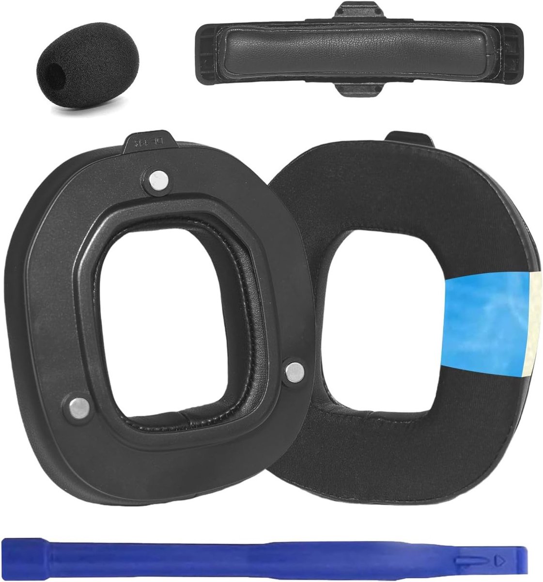 Vervangende oorkussens voor A50 Gen 4 en Gen 5 Bluetooth draadloze hoofdtelefoons, gemaakt van gel voor optimaal comfort en geluidsisolatie