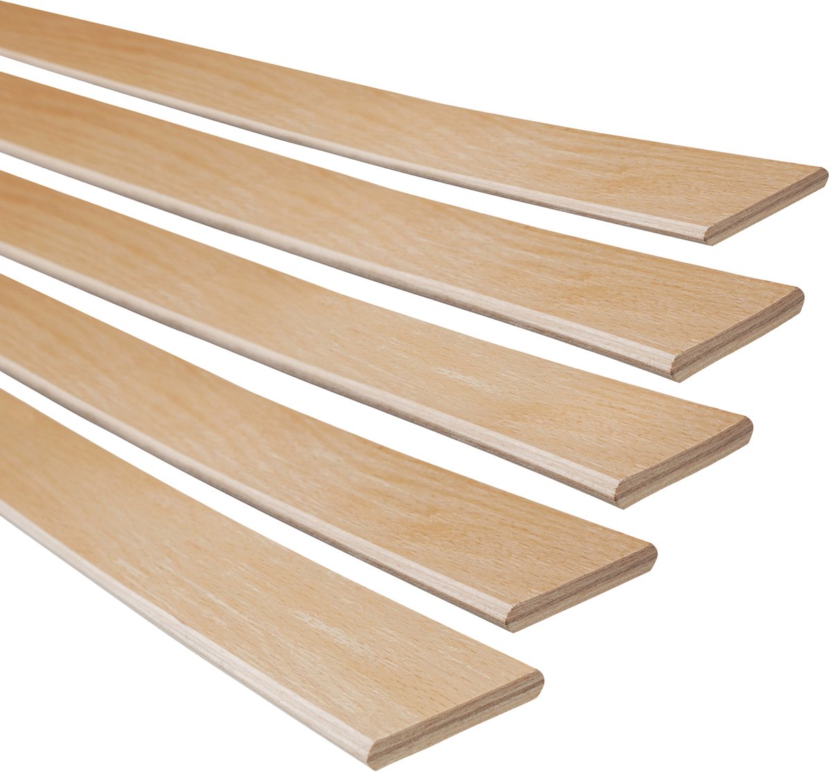 Lendo - Beuken lat - 695 mm - Veerkrachtig - Geschikt voor 70 cm bed