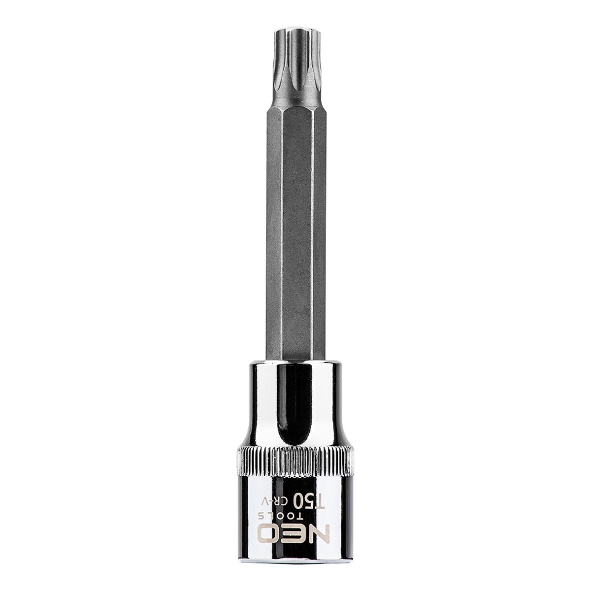 Neo Tools Torxdop T50 100mm 1-2 Aansluiting S2 Staal TUV M+T
