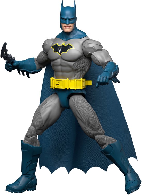 DC Premier Batman actiefiguur van 16,5 cm - gedetailleerd ontwerp met 22 beweegbare punten en cape