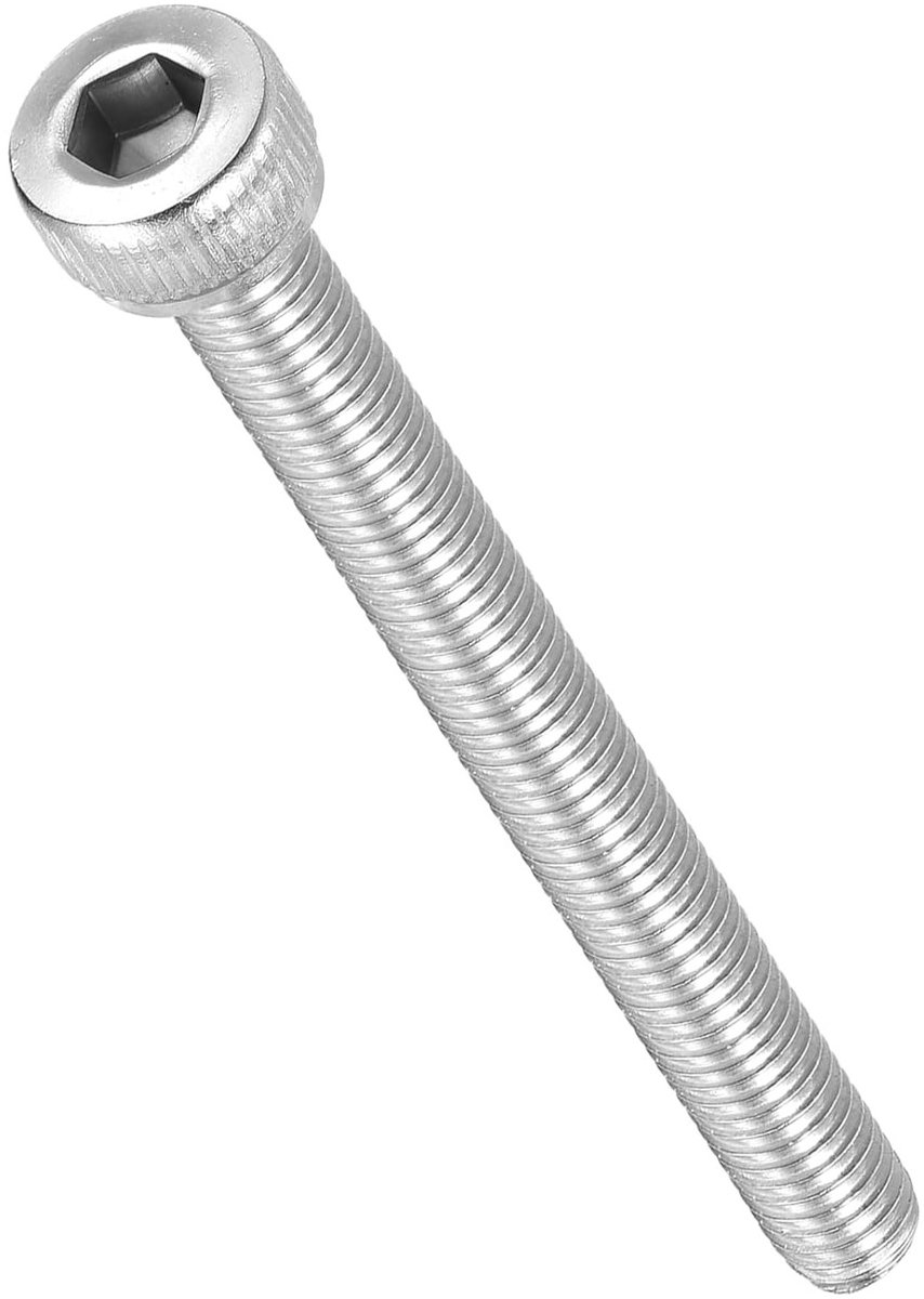Cilinderkopschroeven - Inbusbouten Schroeven - Machine Assemblage - Roestvrij Staal 304 - M4-0.7x45mm - Zilver