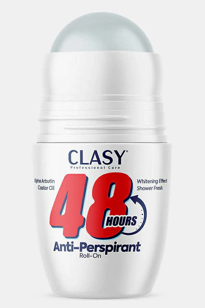 Clasy Care Anti-Transpirant Roll-On 48H – Tegen Zweet & Geur – Dames & Heren 50 ml