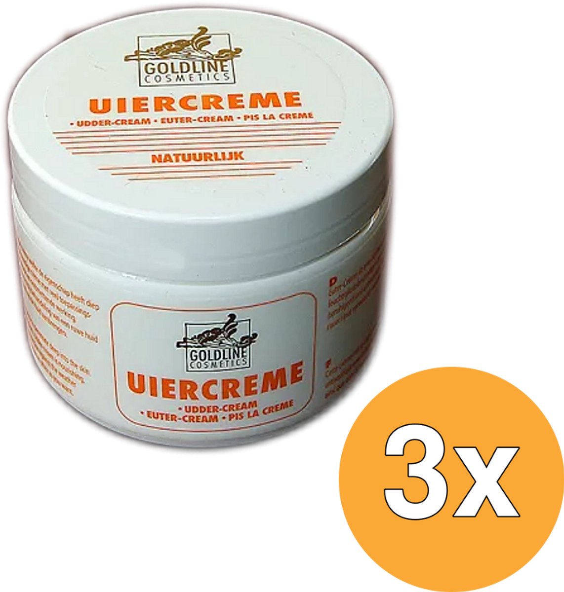 3x Goldline Uiercreme (250 ml)