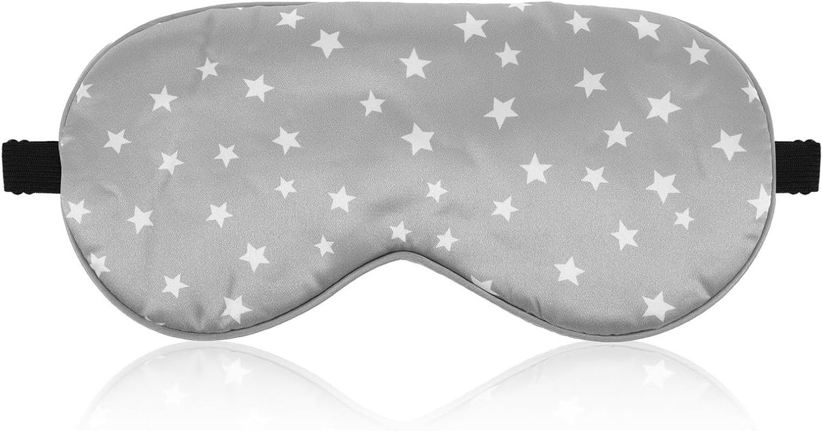 SnelShoppen - Zijden Slaapmasker Oogmasker Pure Zijde met Verstelbare Riem - Comfortabel Zacht Blinddoek voor Verduistering - Ideaal voor Slaapkwalite