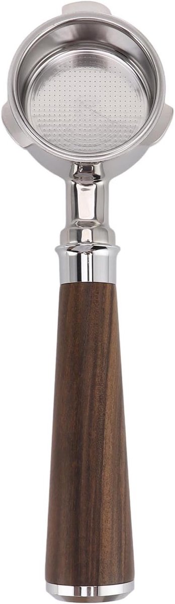 Stainless Steel 51mm Bottomless Coffee Porta Filter met Filtermand en Herbruikbare Filters voor Koffieliefhebbers