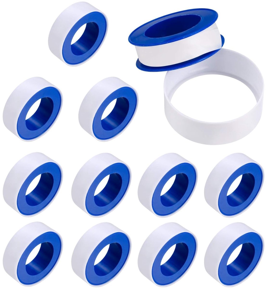 Draadafdichtingstape, Waterdichte Reparatietape, Hittebestendige Tape, Zelfklevende Afdichting, 12 Rollen voor Diverse Toepassingen