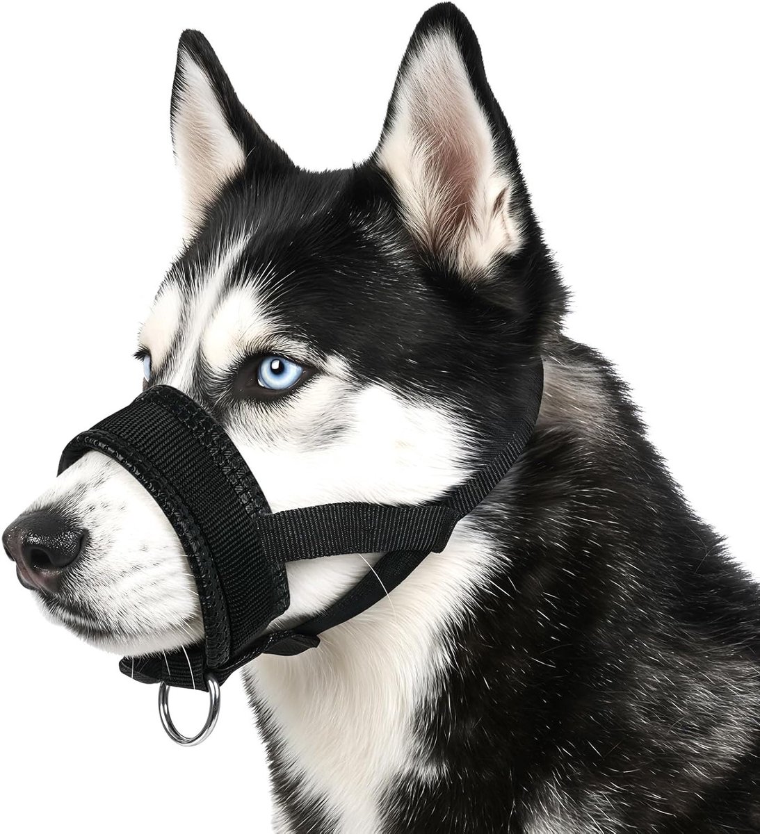 Zachte Nylon Hondenmuil met Verstelbare Lus, Duurzaam en Comfortabel, Voorkomt Bijten, Blaffen en Kauwen, Geschikt voor Kleine en Middelgrote Honden