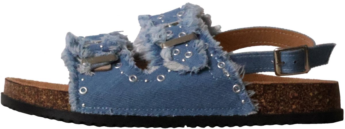 Kinderslippers met gesp