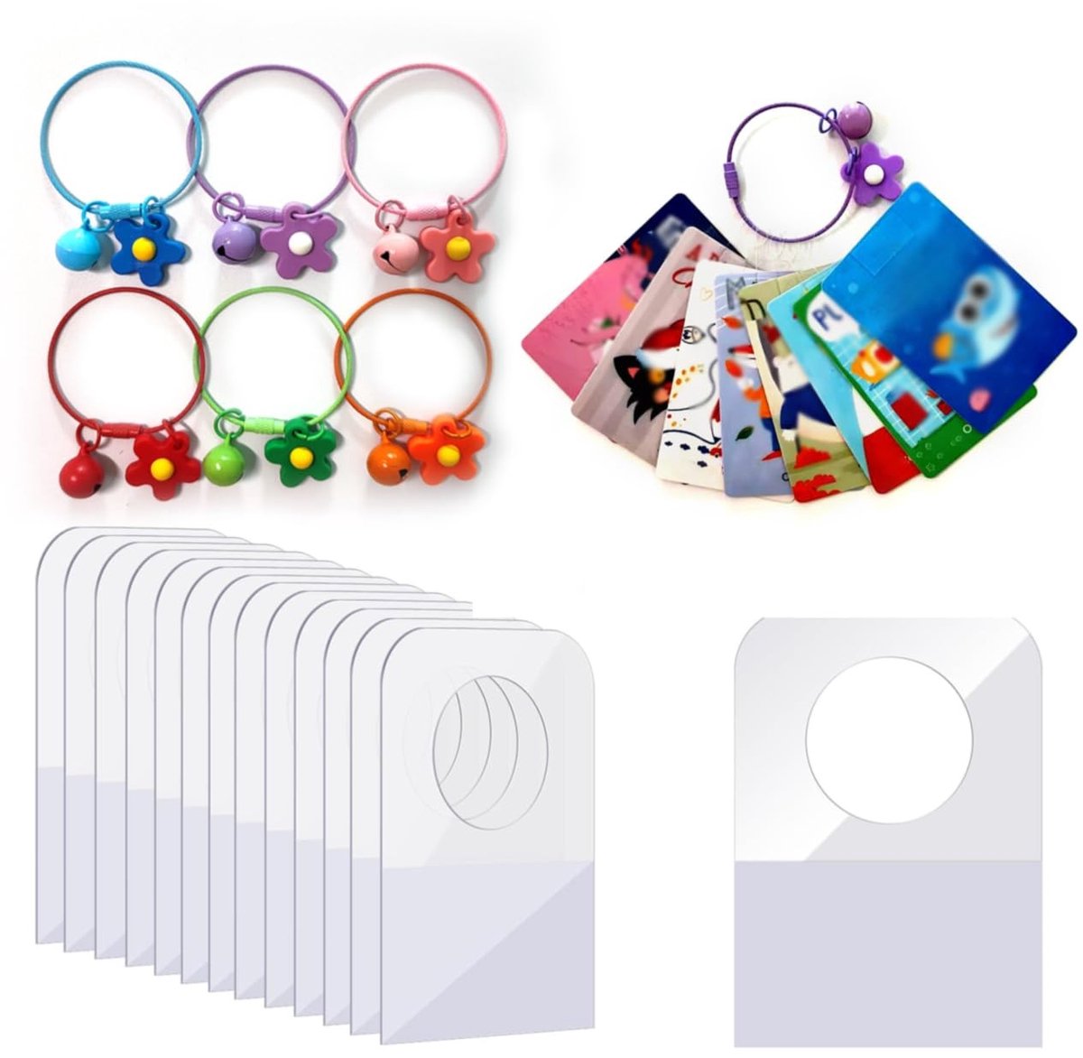 Dailygoods - Zelfklevende Tabs voor Yoto Kaarten met Kaarthouder