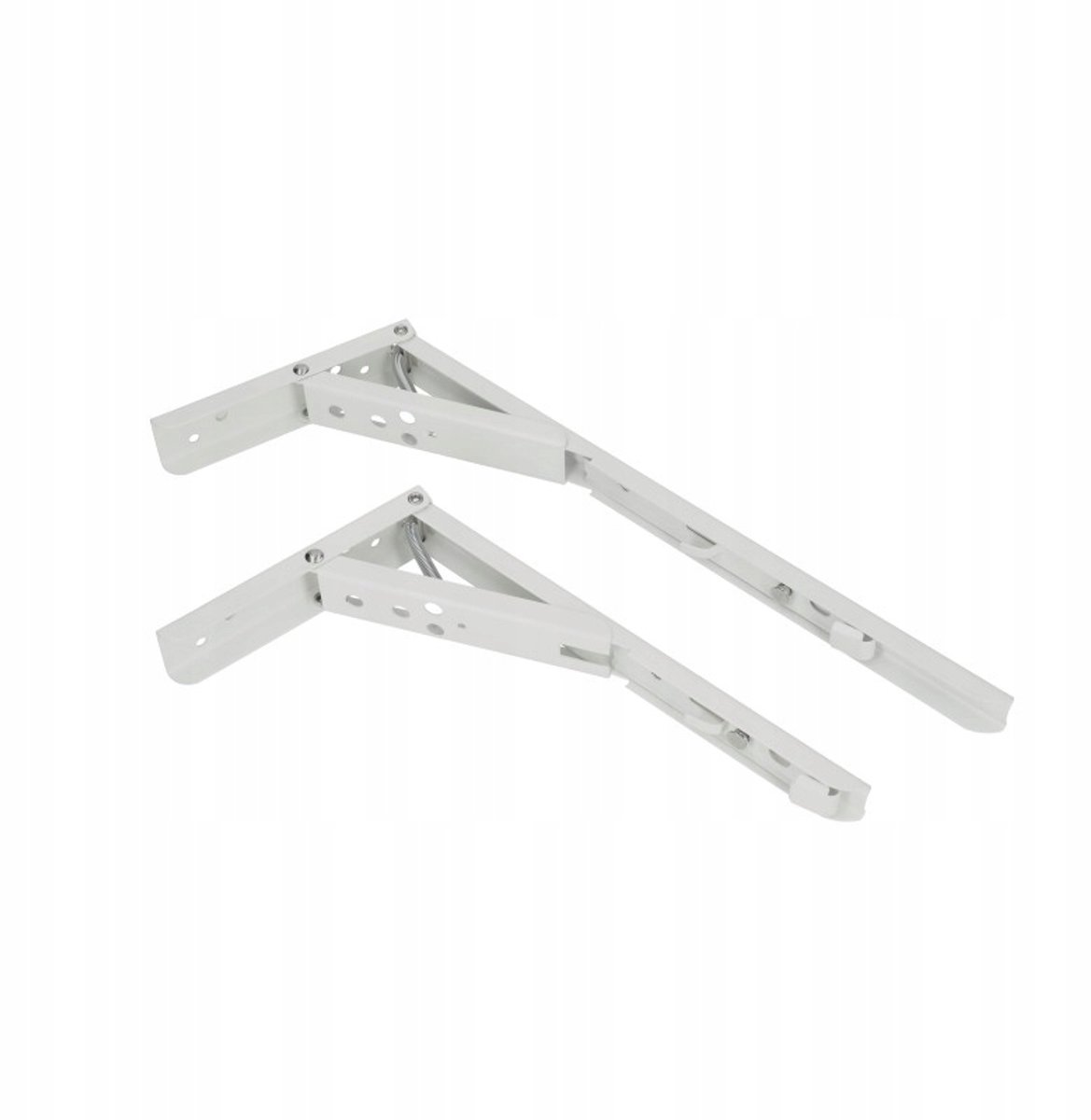 Opklapbare Hoeksteun 300x1.4mm Wit - Ruimtebesparend & Sterk