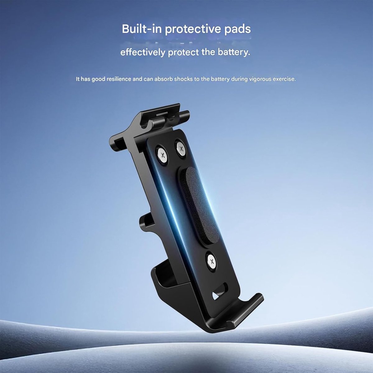 Batterij Cover - Camera Accessoire - Actiesport Fotografie - Geïntegreerde Koude Schoen - 50 mm - Zwart