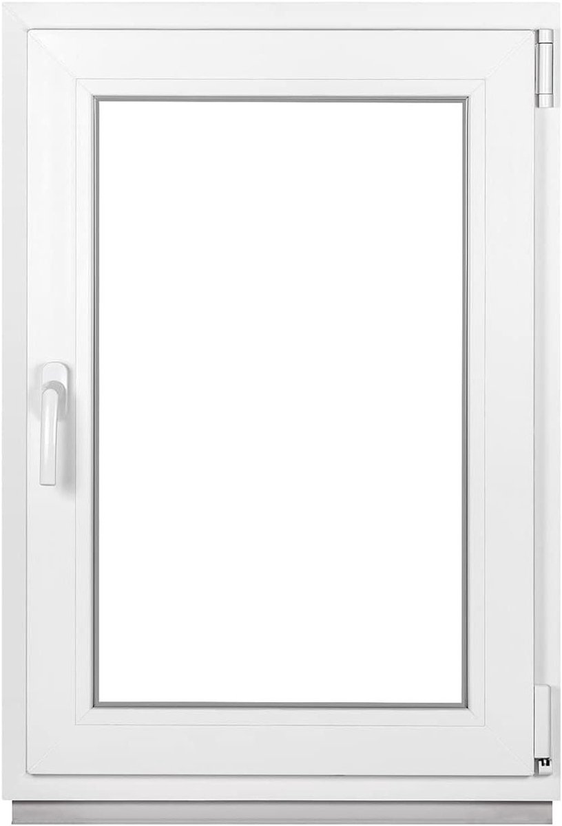 Kunststof Raam - Kozijn Raam - Woning Verbetering - Drievoudig Glas - 40x70 cm - Wit