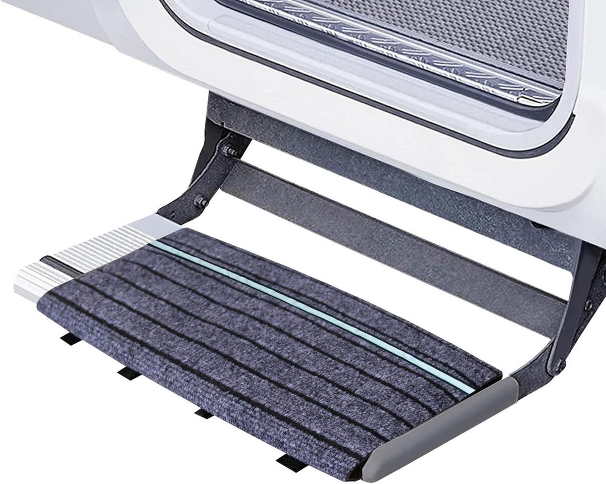 Trapmat Stabilisatieblokken - Ladderbeschermer - Buiten Stabiliseren - Verstelbare Hoekbescherming - Modulaire Opbouw - Zilver Reflecterend