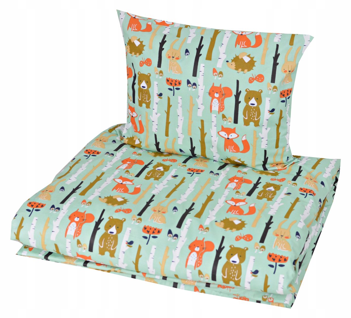 Kinderbeddengoed 140x200cm Katoen met Kussensloop 70x80cm