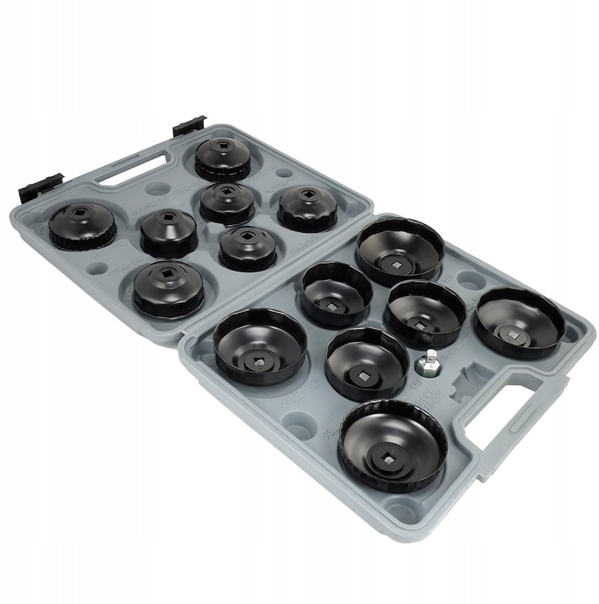 15-delige Dop-sleutelset voor Oliefilters - Robuust en Compleet