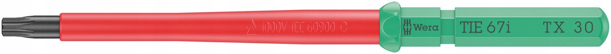 Wera KK VDE Wisselstift Torx TX 30 x 157 mm