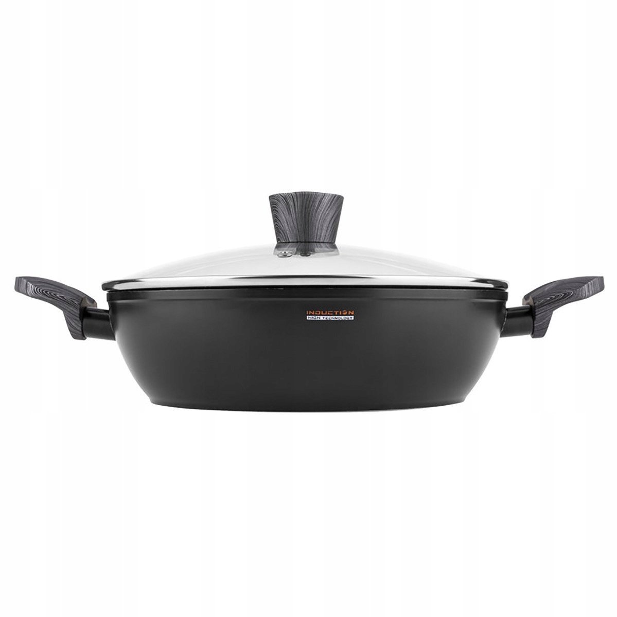Florina Bono Inductiepan 20 cm, 1.6L, Zwart - Snelkookpan
