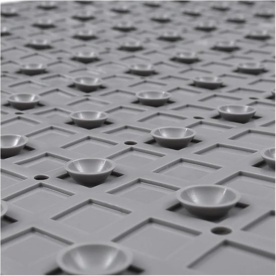 Douchemat Antislip - Badmat Zacht - Veilig Douchen - Met Zuignappen - 40x71 cm - Wit — afbeelding 3