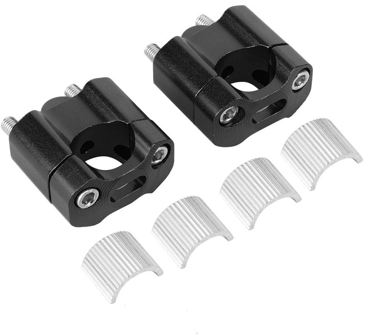 SOUQONE- Handlebar Mount - CNC Aluminium - 22mm/28mm - Universele Motorfiets Beugel - Antislip - Inclusief Gasket/Schroeven - 100% Nieuw - Motorcycle Risers