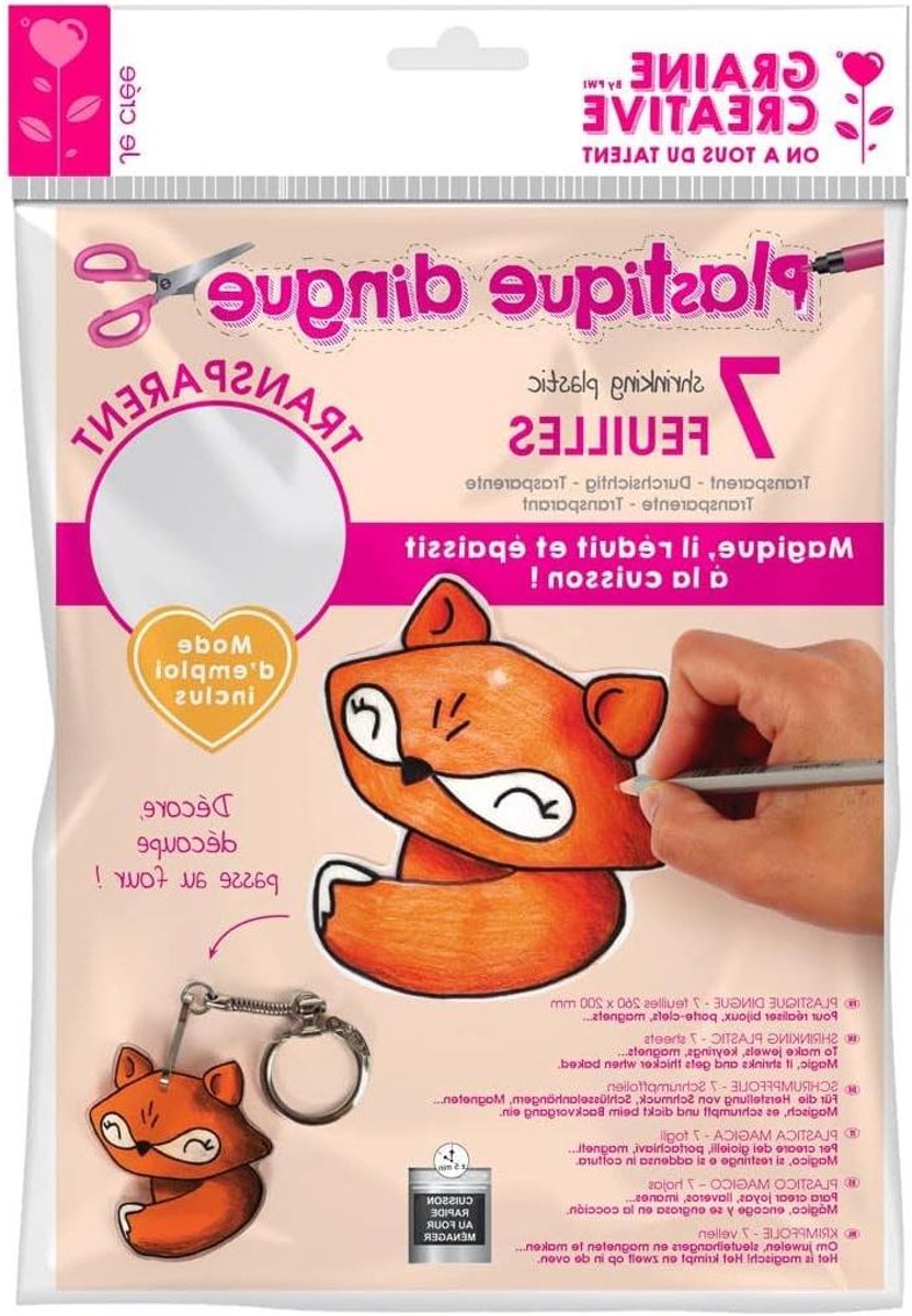 Plastic Vellen - Creatieve Plastic - Hobby Projecten - Transparant Materiaal - 7 Stuks 260x200mm - Multicolor