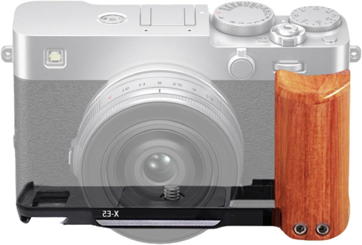 Camera L-Bracket - Handgreep Stabilisator - Fotografie Stabiliseren - Lichtgewicht Ontwerp - 13.7 cm Lengte - Zwart
