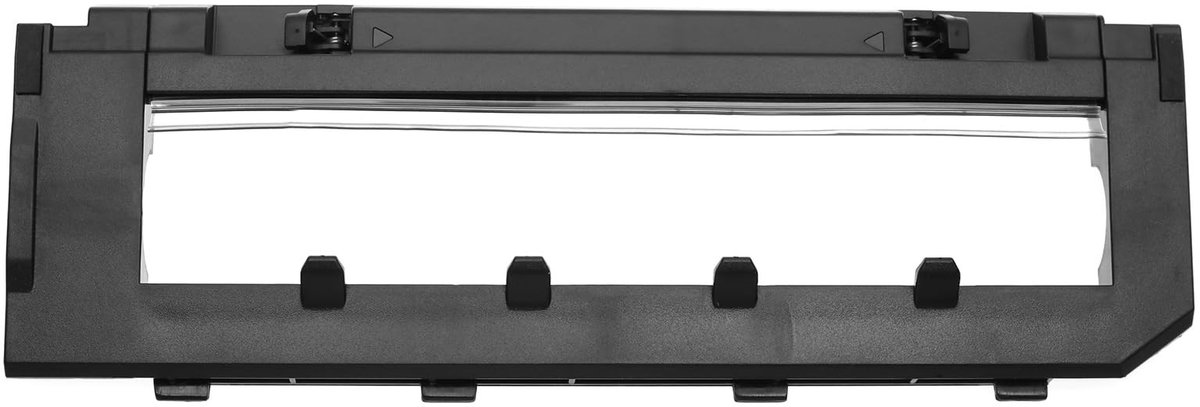 Dailygoods- Hoofdborstelhoes Duurzaam ABS - Stofzuigeraccessoires - Compatibel met Roborock S7/S7+/S7 MaxV - Zwart - 20,7x6,8cm - Effectieve haaropname - Stofzuigeraccessoire