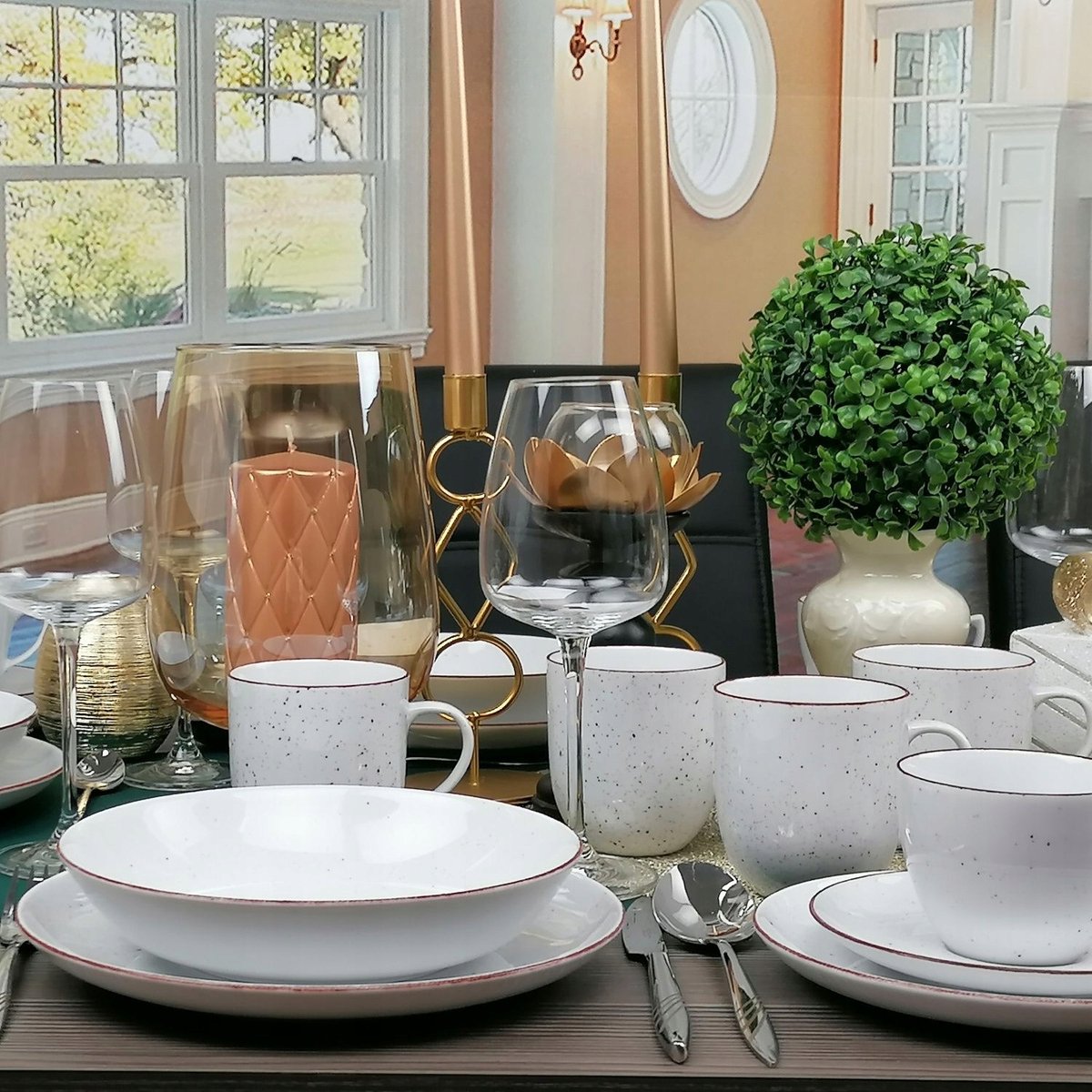 Chodzież City CT00 Servies 72 Delen voor 12 Personen - Eet- & Koffieservies