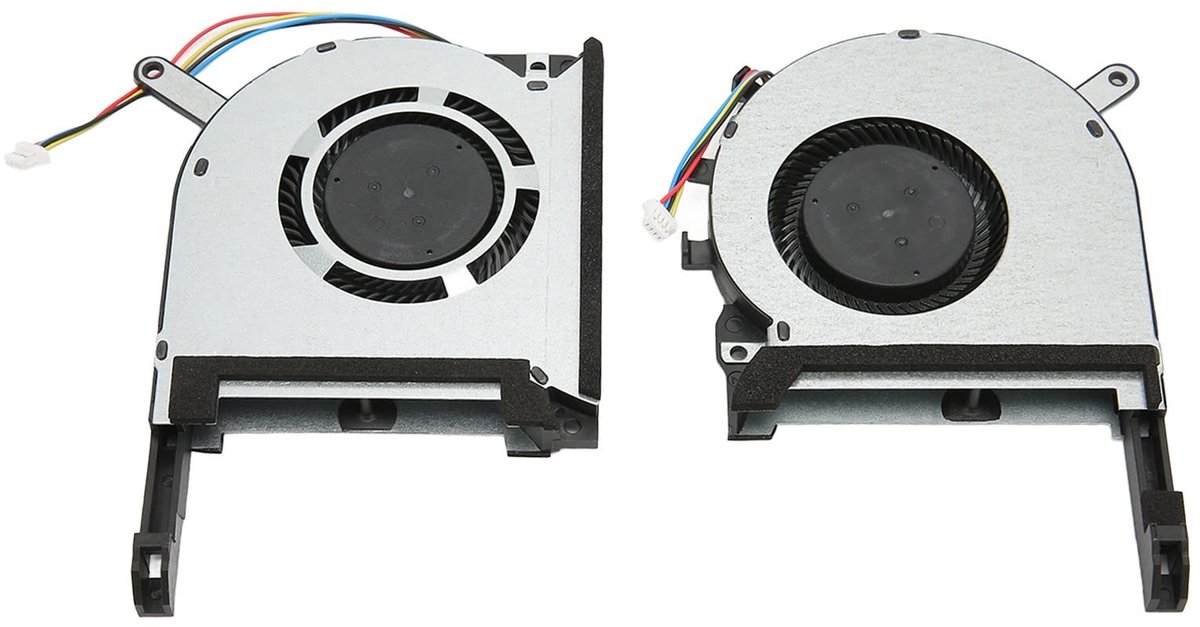 JHUBERS - Laptop CPU GPU Koelventilator - Efficiënt Koelen - Compact Formaat - Duurzaam Materiaal - Stille Prestaties - Geschikt voor Gaming A1