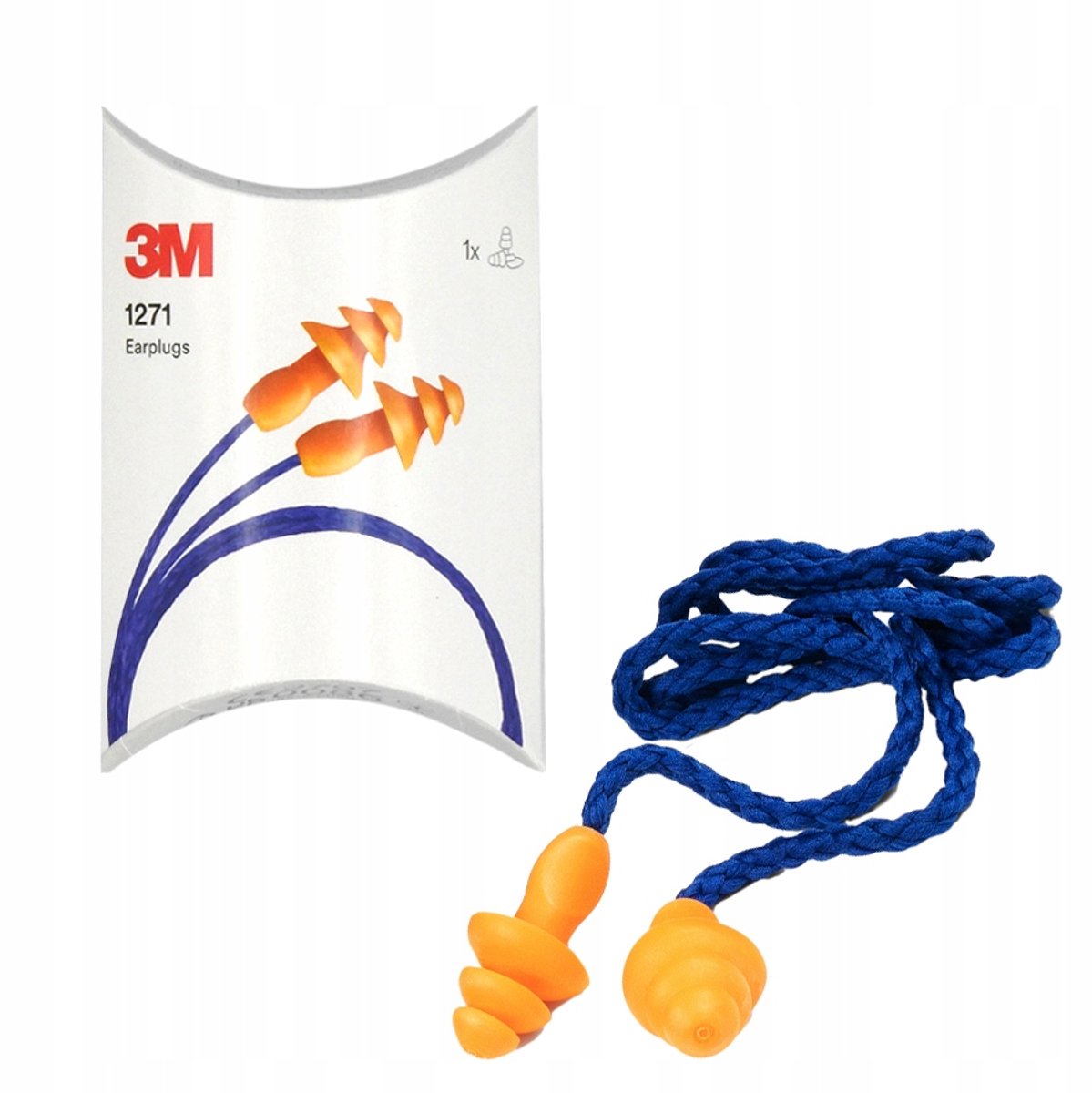 3M 1271 Oordopjes - Comfortabel en Herbruikbaar voor Slapen & Reizen